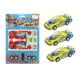 3D-RENNWAGEN ZUM SELBERBAUEN (12 Stk.)