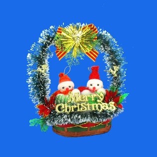 Weihnachts-Dekokorb (3 Stk.)
