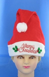 LEUCHTENDE WEIHNACHTSM&Uuml;TZE MIT "MERRY CHRISTMAS" (12 St.)