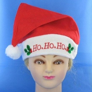 LEUCHTENDE WEIHNACHTSM&Uuml;TZE MIT "HO HO HO" (12 Stk.)