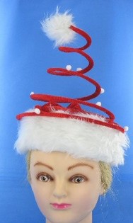 Spirale Weihnachtsm&uuml;tze (12 Stk.)