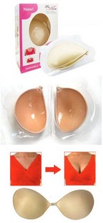 CLOTH BRA - K&ouml;rbchengr&ouml;&szlig;e B - Hautfarben