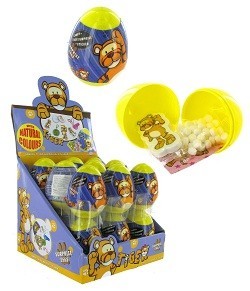 Tiger-&Uuml;berraschungsei mit S&uuml;&szlig;igkeiten (18 Stk.)