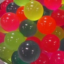 Flummis in leuchtenden Farben 3,5 cm (100 Stk.)