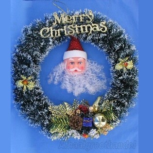 WEIHNACHTS-T&Uuml;RDEKORATION - RUND (2 Stk.)
