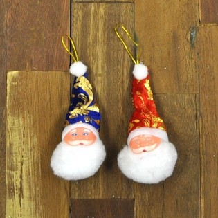 Kleine Weihnachtsmann-K&ouml;pfe (24 Stk.)