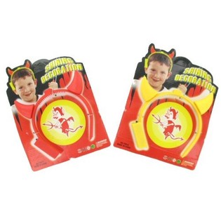 Teufel-H&ouml;rner Haarreif mit LED (6 Stk.)