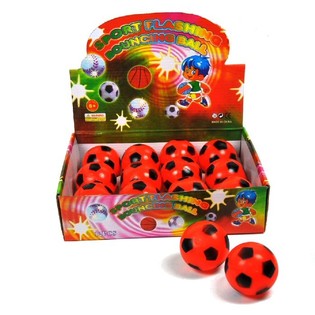 WM-Fussball-Flummis mit LED-Beleuchtung (12 Stk.)
