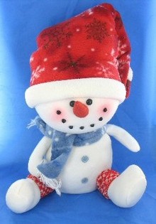 GROSSER LUXUS/MODERNER SITZENDER SCHNEEMANN