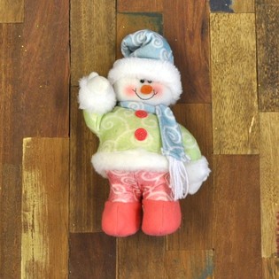 Bunt gekleideter Schneemann (6er Set)