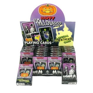 Halloween Spielkarten im Display (24 Stk.)