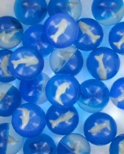 Flummi Delphin-Modell - 4cm (24 Stk.)