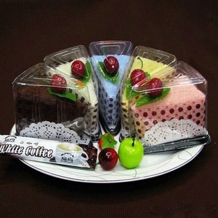 G&auml;stetuch in Geb&auml;ckform (2er-Set)