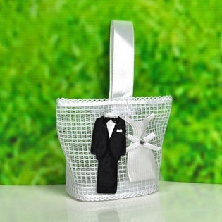 Hochzeit Mitgift-T&uuml;ten / Gastgeschenk-Taschen (12 Stk.)