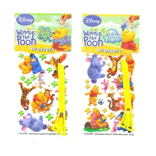DISNEY WINNIE PUUH REIBEBILDER / RUB-ON STICKER (24 Stk.)