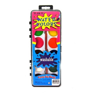 Wasserfarben im Malkasten (12er-Set)
