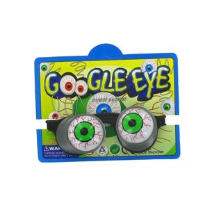 Schock-Brille mit h&auml;ngenden Augen (12 St&uuml;ck)