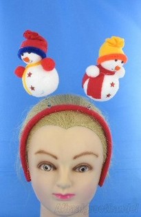 Haarband mit Schneem&auml;nnern (12 Stk.)