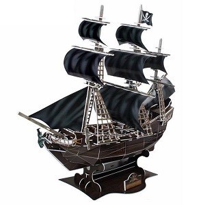 3D-Puzzle - Piratenschiff The Queen Anne's Revenge
