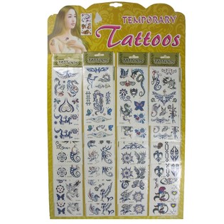 Tattoo-Aufkleber auf der Karte (24st.)