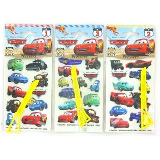 DISNEY CARS RUBBELSTICKER / TRANSFER-STICKER (24 Stk.)