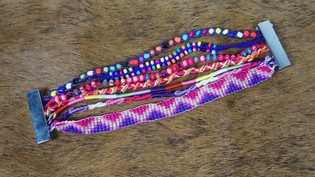 Ibiza-Armband 7-lagig (1 Stk.)
