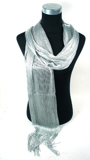 Schal Ibiza-Look Silver-Look (1 Stk.)