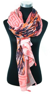 Ibiza-Style Schal Pink (1 St&uuml;ck)