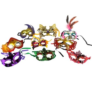 Venezianische Masken Sortiment (36 Stk.)