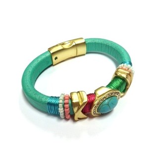 Luxus Armband Türkis (Ibiza Style) - 1 Stk.