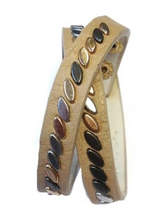 Ibiza-Style Armband Taupe (1 Stk.)