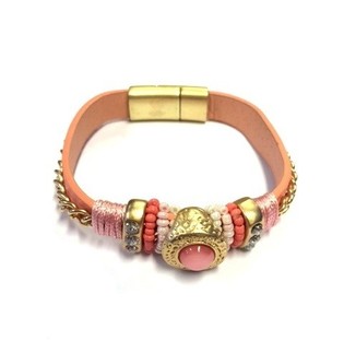 IBIZA LUXURY LOOK Armband Pink / GOLD (1.)