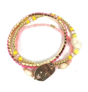 Ibiza-Armband 3-lagig (1 Stk.)