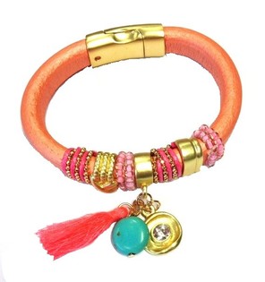 Ibiza Armband Rosa (1 Stk.)