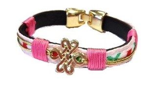 Armband Rosa Ibiza-Style (1 Stk.)