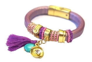 Ibiza Look Armband Lila (1 St.)