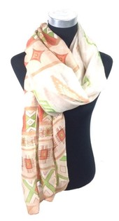 Schal Beige Ibiza-Look (1 Stk.)