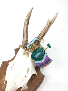 Handgemachtes Ibiza Armband Greenstone Mint (1 Stk.)