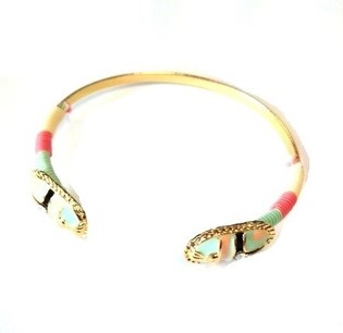 Ibiza-Armband Rosa T&uuml;rkis (1 Stk.)