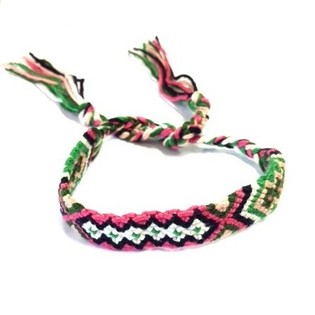 Ibiza-Look Armband geflochten mehrfarbig (3 Stk.)