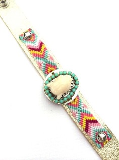 Luxus Armband Gold/Creme Buddha (1 Stk.)