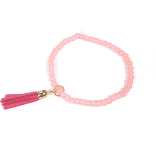 Ibiza-Armband Rosa (1 Stk.) - B2B Gro&szlig;handel