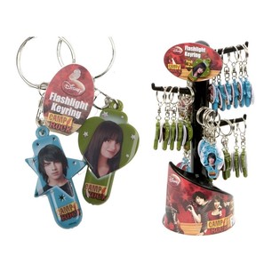CAMP ROCK LEUCHTENDER SCHL&Uuml;SSELANH&Auml;NGER IM DISPLAY (36 Stk.)
