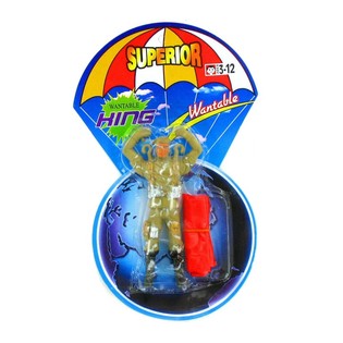 Fallschirmspringer auf Karte (12er-Pack)