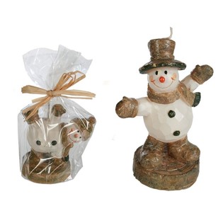 FUNNY SNOWMAN STEHT KERZEN (12st.)