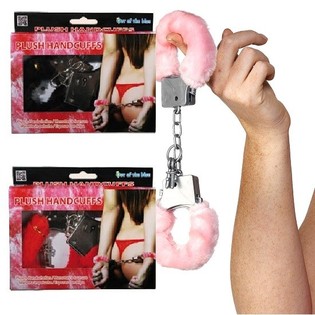 Sexy Handschellen mit Plüsch (6 Stk.)