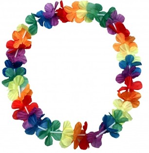 Hawaii Blumenketten (48er Set)
