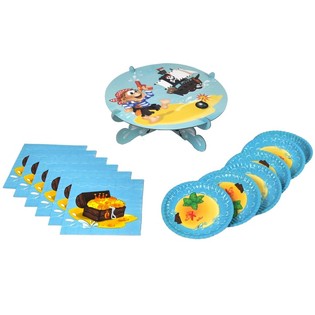 Prinzessinnen und Piraten Torten-Set 13-teilig (4er-Pack)