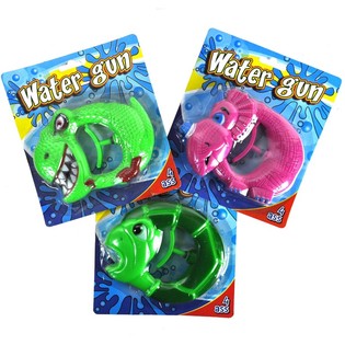 Dino Wasserpistole auf Karte (24er-Set)