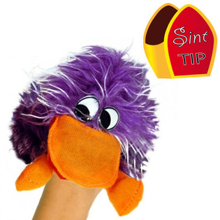 Pl&uuml;sch Handpuppe / CRAZY BIRD (12st).